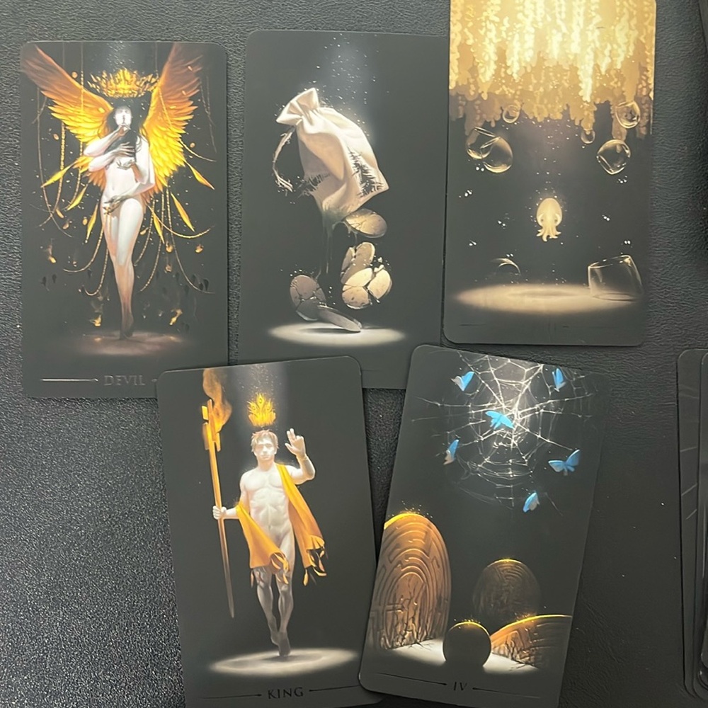 True Black Tarot Deck